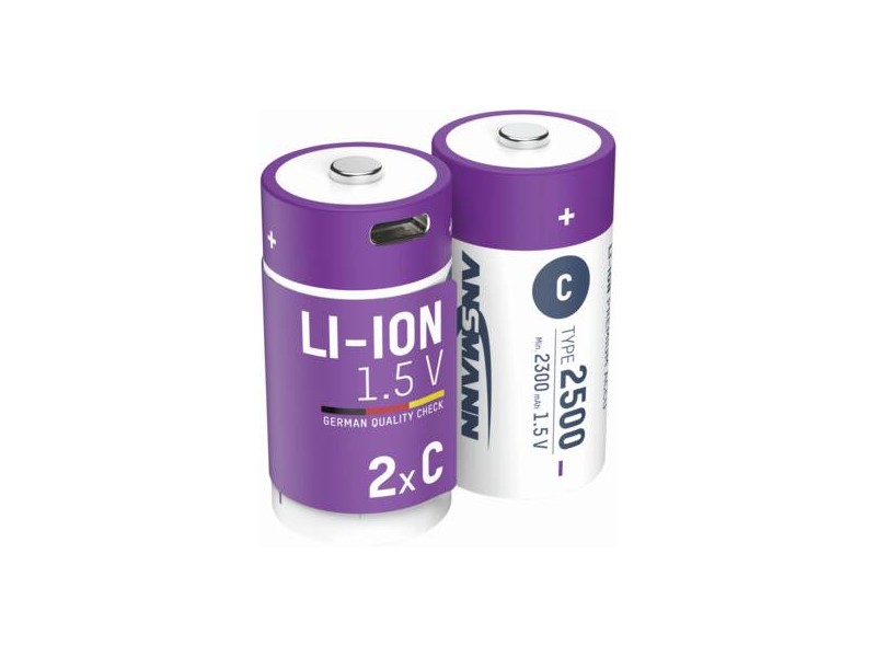 LiIon Accu Baby C Typ 2500 min 2300 mAh 2st